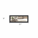 Winter Black Framed Print Wall Art - Homeroots - Flyclothing LLC