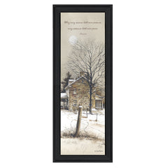 Promise And Peace Black Framed Print Wall Art - Homeroots