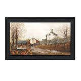 Autumns Bounty Black Framed Print Wall Art - Homeroots