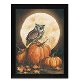 In the Pumpkin Patch Black Framed Print Wall Art - Homeroots