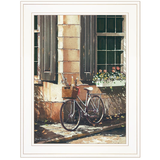 Picnic Getaway 1 White Framed Print Wall Art - Homeroots