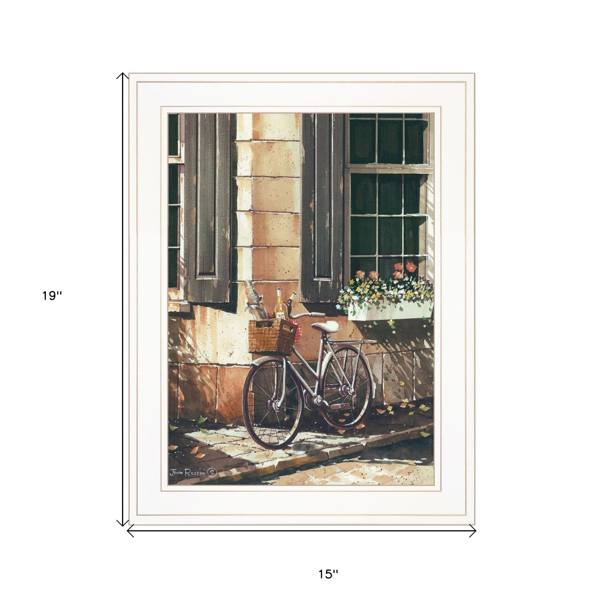 Picnic Getaway 1 White Framed Print Wall Art - Homeroots