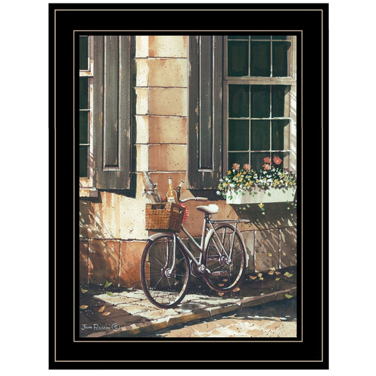 Picnic Getaway 2 Black Framed Print Wall Art - Homeroots