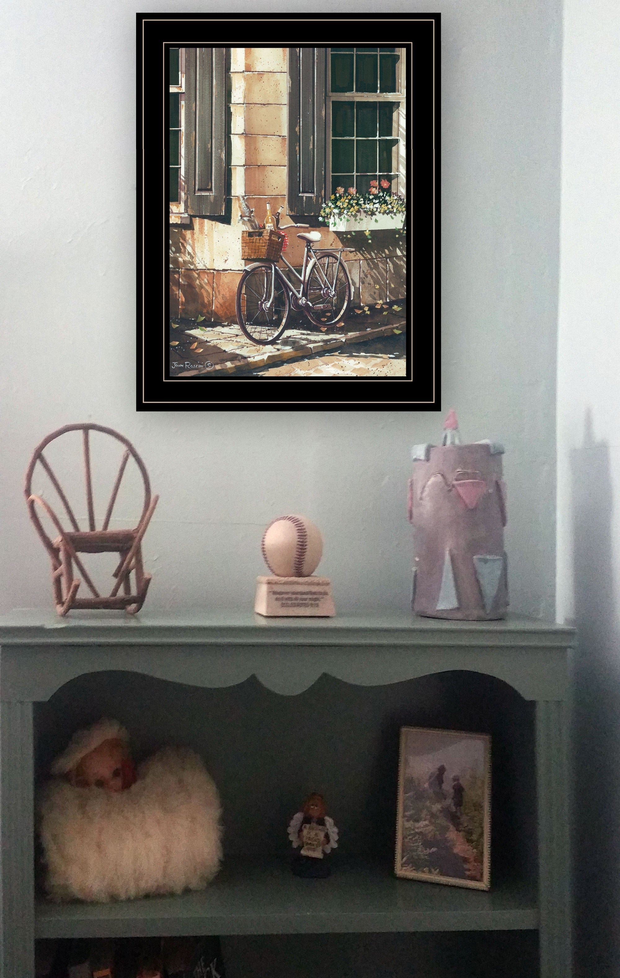 Picnic Getaway 2 Black Framed Print Wall Art - Homeroots