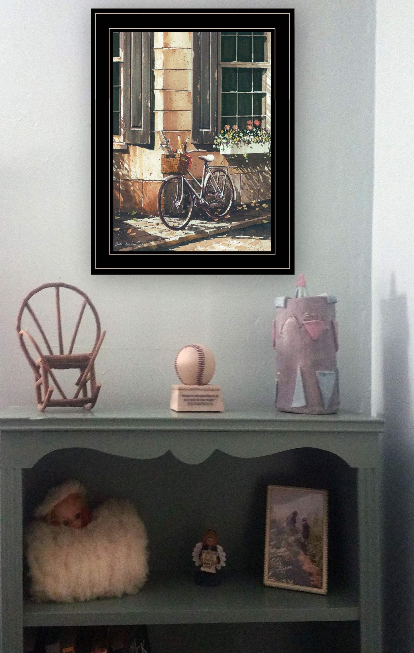 Picnic Getaway 2 Black Framed Print Wall Art - Homeroots - Flyclothing LLC