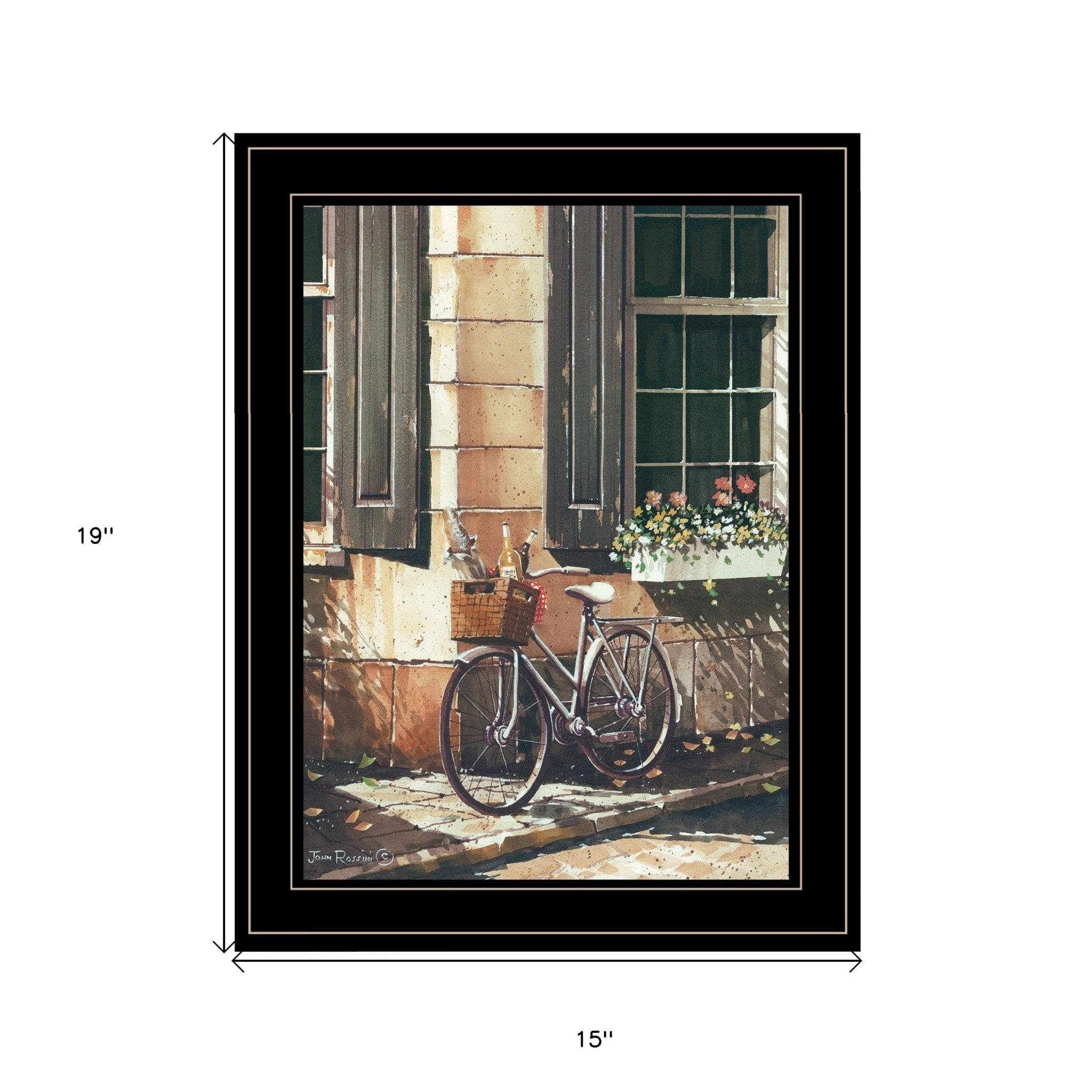 Picnic Getaway 2 Black Framed Print Wall Art - Homeroots
