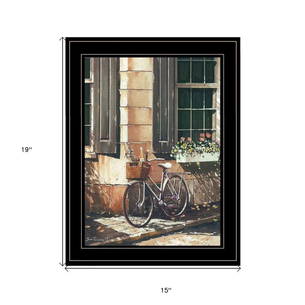 Picnic Getaway 2 Black Framed Print Wall Art - Homeroots - Flyclothing LLC