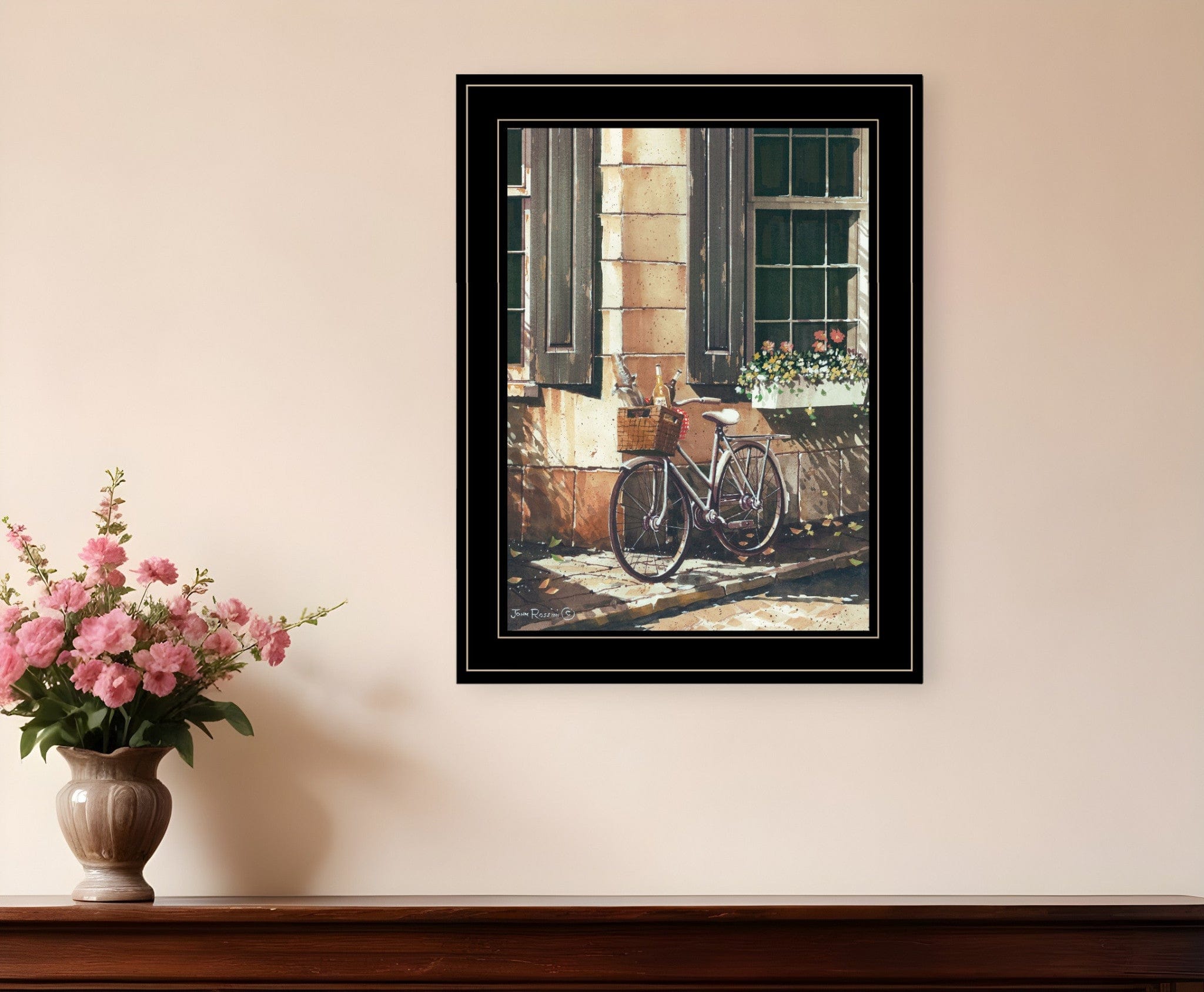Picnic Getaway 2 Black Framed Print Wall Art - Homeroots