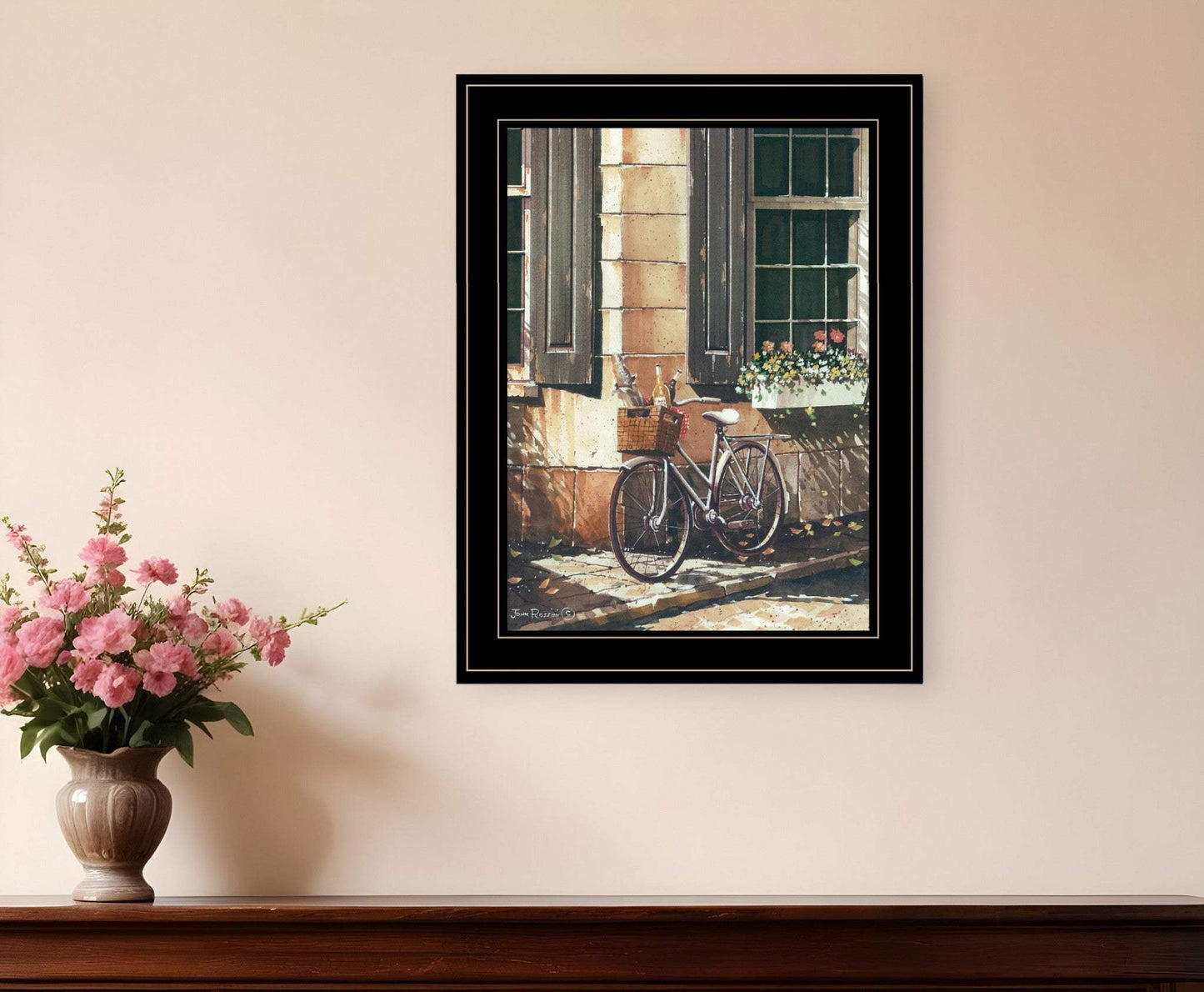 Picnic Getaway 2 Black Framed Print Wall Art - Homeroots - Flyclothing LLC