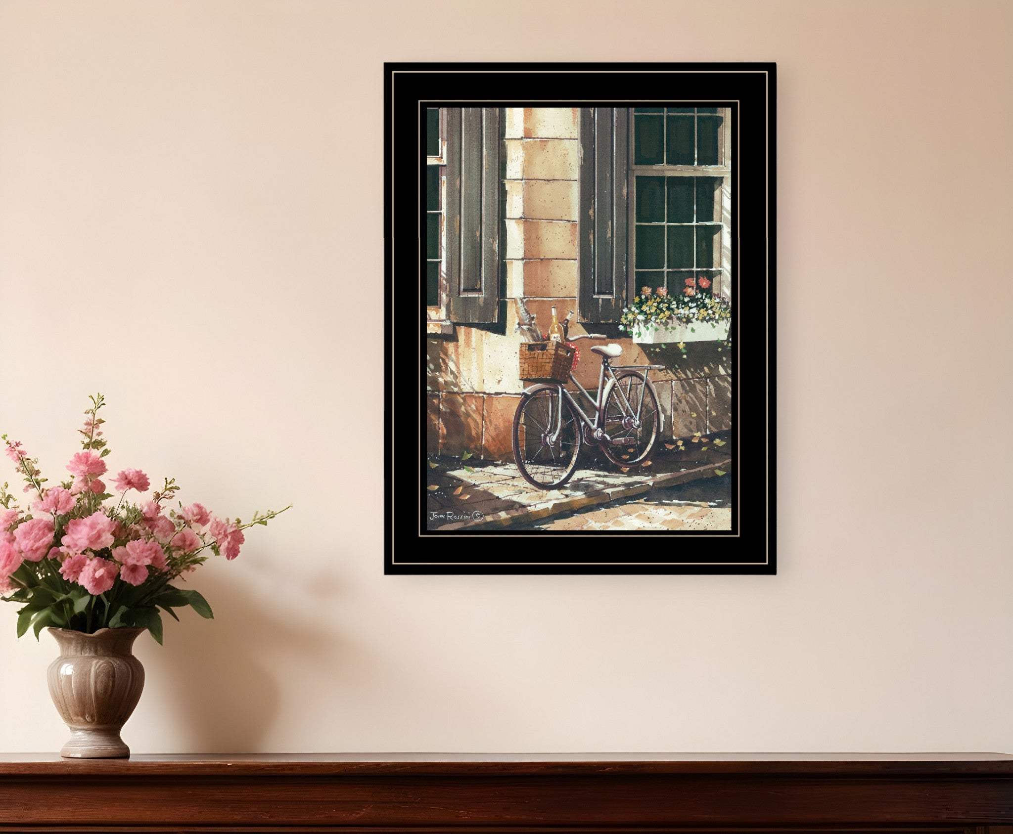 Picnic Getaway 2 Black Framed Print Wall Art - Homeroots - Flyclothing LLC