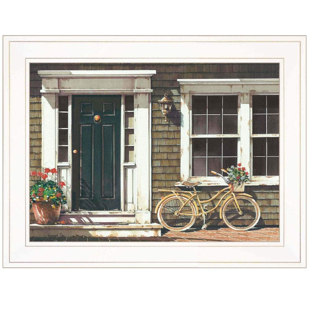 Parked Out Front 1 White Framed Print Wall Art - Homeroots - Flyclothing LLC