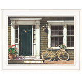 Parked Out Front 1 White Framed Print Wall Art - Homeroots