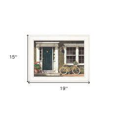 Parked Out Front 1 White Framed Print Wall Art - Homeroots