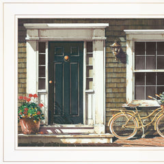 Parked Out Front 1 White Framed Print Wall Art - Homeroots