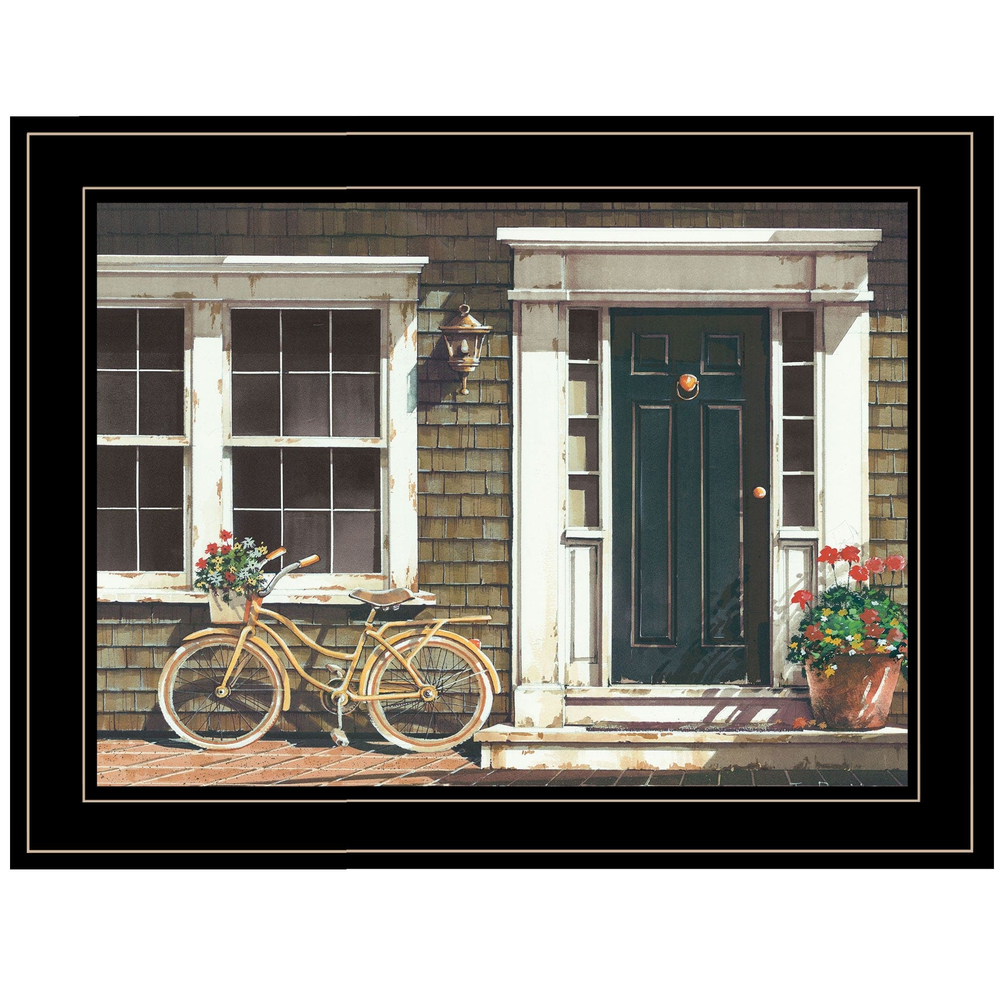 Parked Out Front 2 Black Framed Print Wall Art - Homeroots