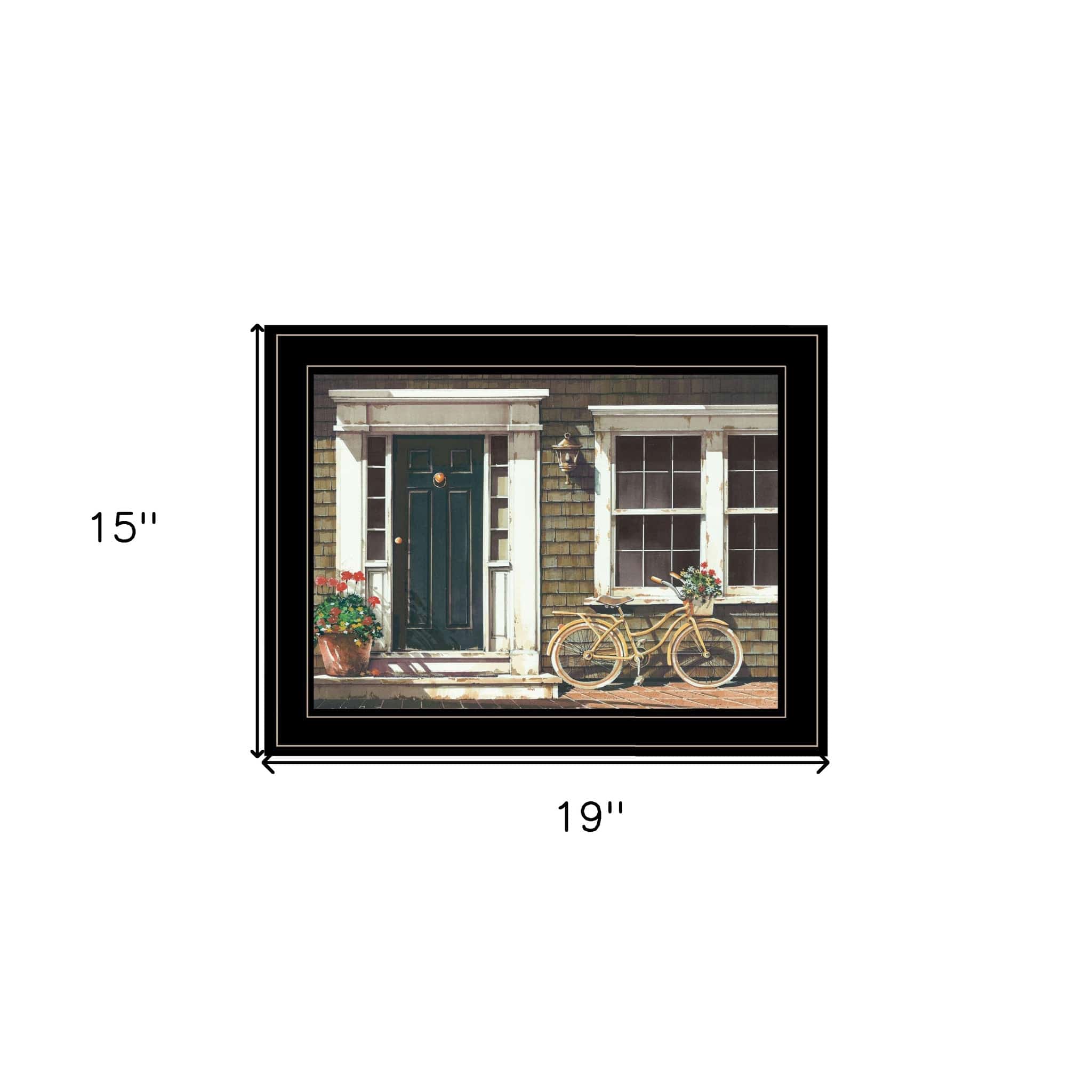 Parked Out Front 2 Black Framed Print Wall Art - Homeroots