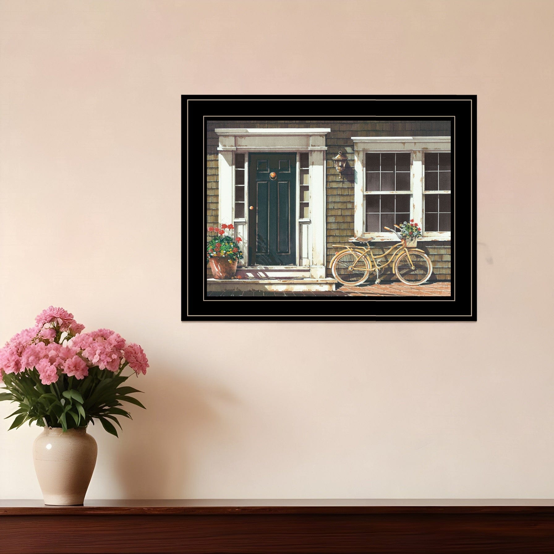 Parked Out Front 2 Black Framed Print Wall Art - Homeroots