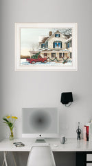 Preparing for Christmas 1 White Framed Print Wall Art - Homeroots
