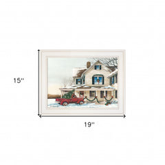 Preparing for Christmas 1 White Framed Print Wall Art - Homeroots