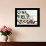 Preparing for Christmas 2 Black Framed Print Wall Art - Homeroots - Flyclothing LLC