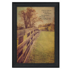 Life Goes On Black Framed Print Wall Art - Homeroots