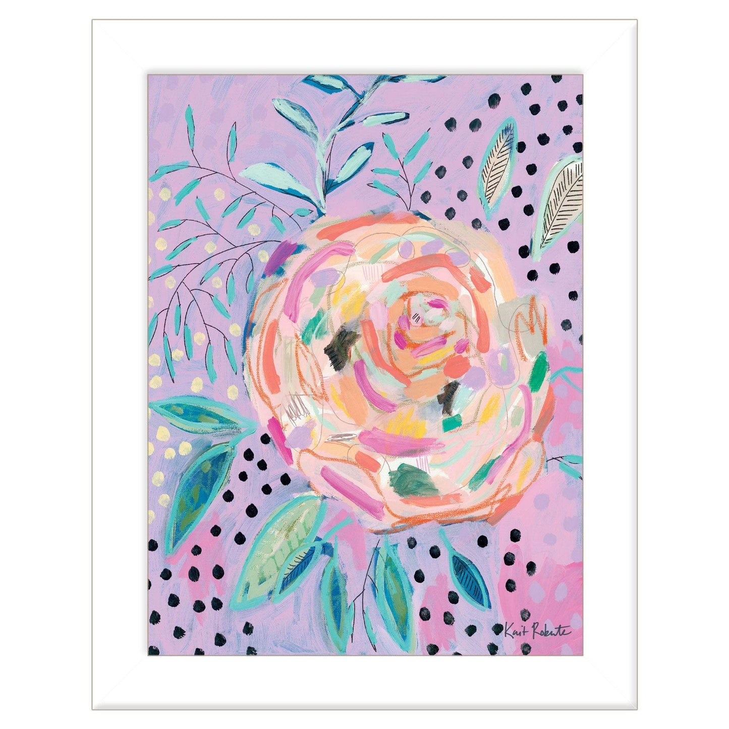 Master the Chaos 3 White Framed Print Wall Art - Homeroots - Flyclothing LLC
