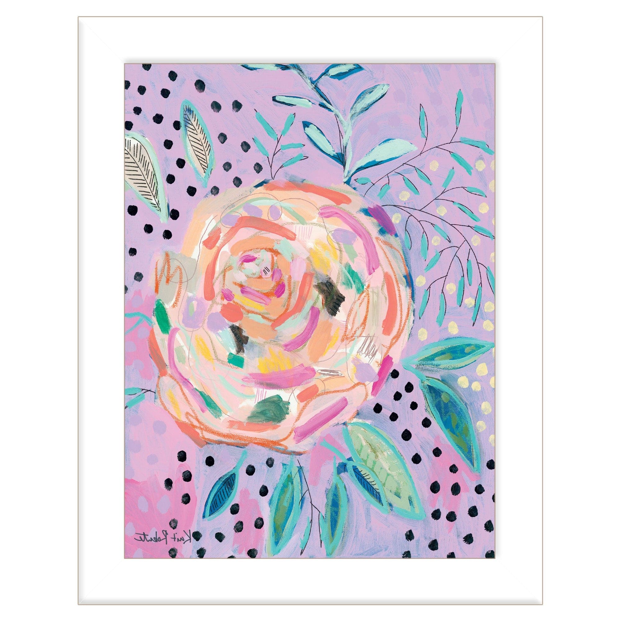 Master the Chaos 3 White Framed Print Wall Art - Homeroots