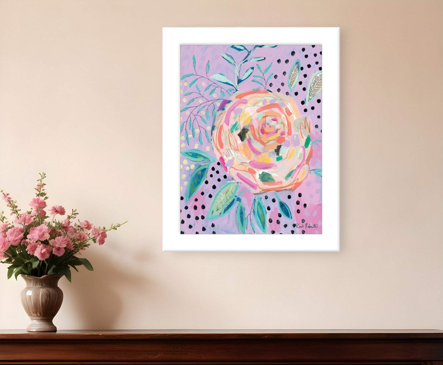 Master the Chaos 3 White Framed Print Wall Art - Homeroots - Flyclothing LLC