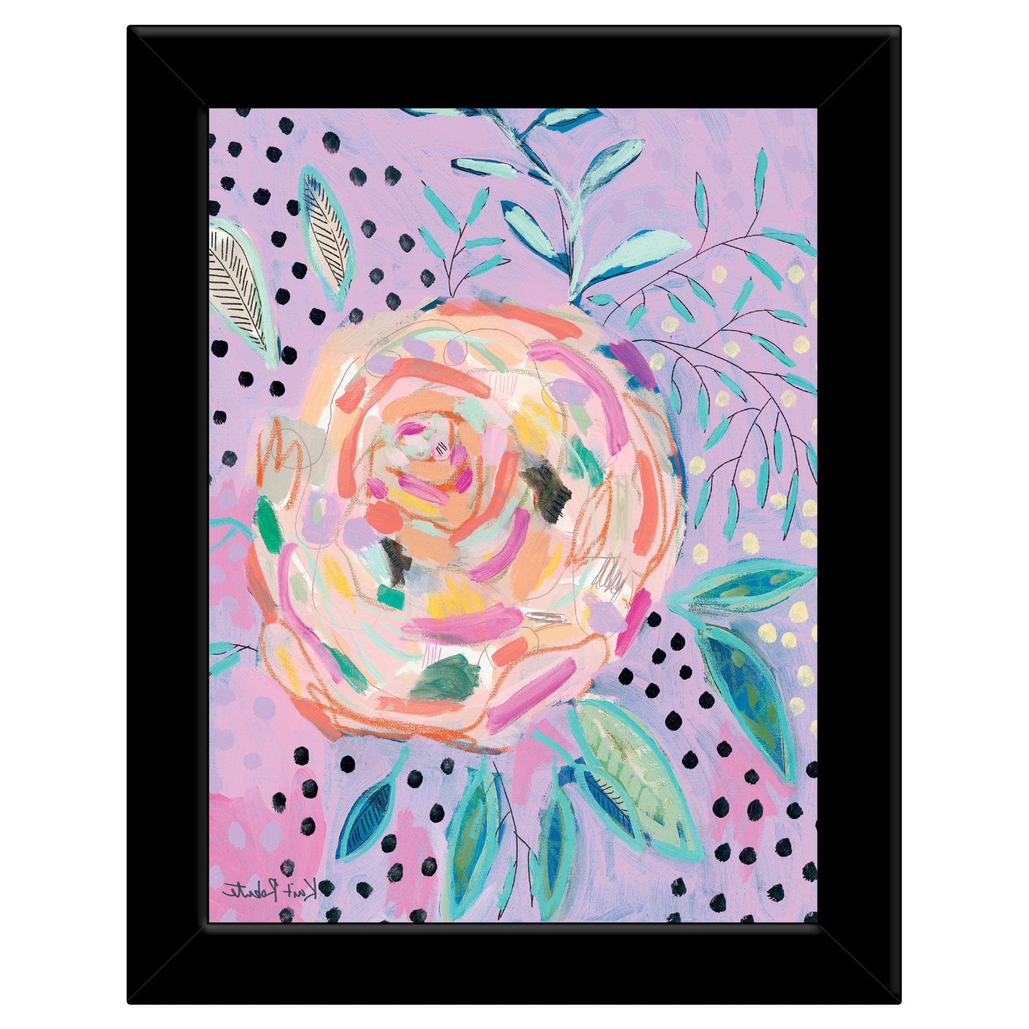 Master the Chaos 4 Black Framed Print Wall Art - Homeroots