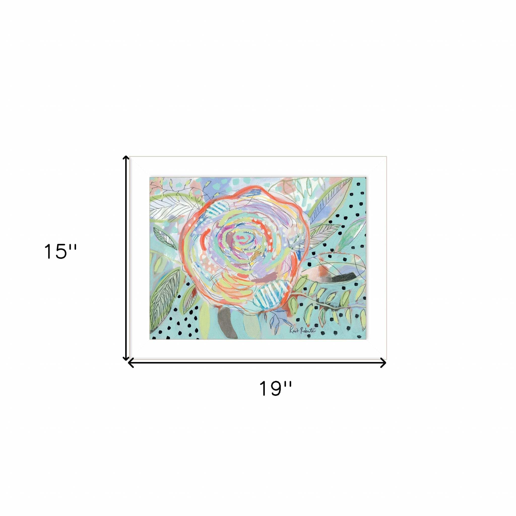 Bloom for Yourself 3 White Framed Print Wall Art - Homeroots - Flyclothing LLC