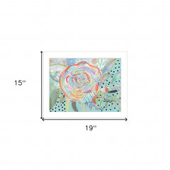Bloom for Yourself 3 White Framed Print Wall Art - Homeroots