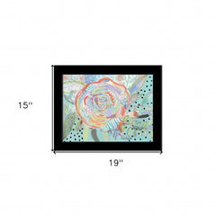 Bloom for Yourself 4 Black Framed Print Wall Art - Homeroots