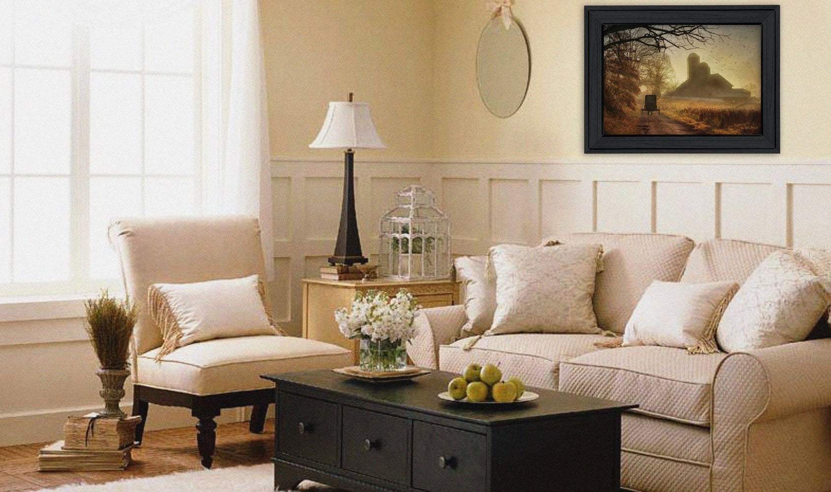 Sunday Morning 2 Black Framed Print Wall Art - Homeroots - Flyclothing LLC