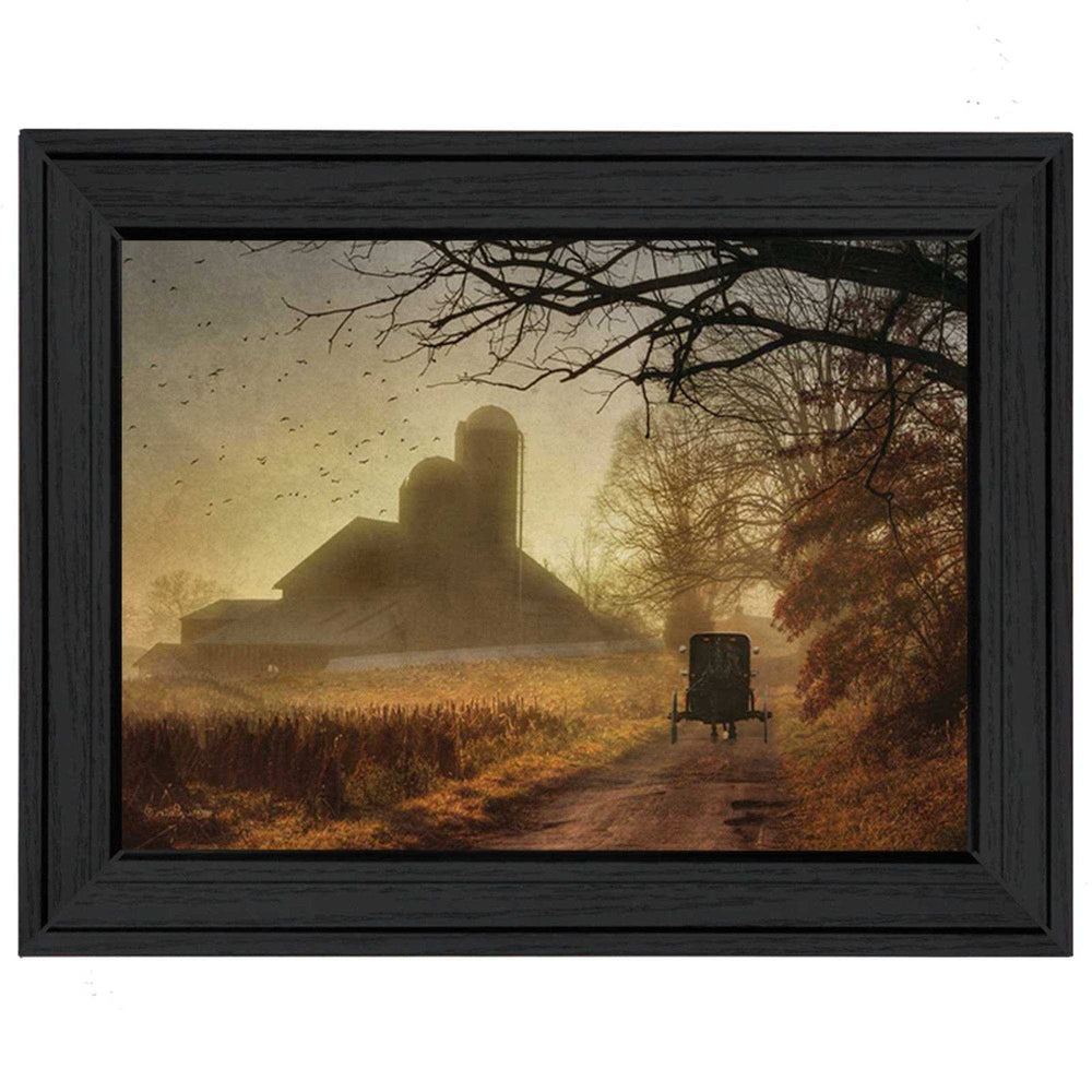 Sunday Morning 2 Black Framed Print Wall Art - Homeroots - Flyclothing LLC