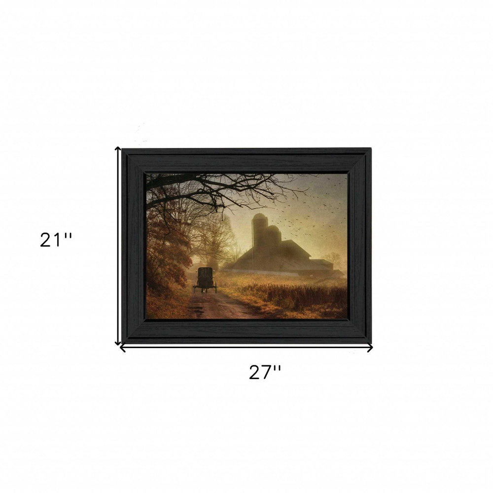 Sunday Morning 2 Black Framed Print Wall Art - Homeroots - Flyclothing LLC