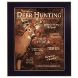 Joy of Hunting deer Black Framed Print Wall Art - Homeroots - Flyclothing LLC