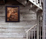 Joy of Hunting deer Black Framed Print Wall Art - Homeroots - Flyclothing LLC