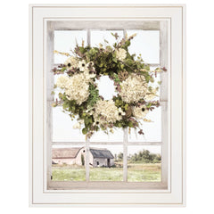 Pleasant View 2 White Framed Print Wall Art - Homeroots