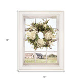 Pleasant View 2 White Framed Print Wall Art - Homeroots - Flyclothing LLC