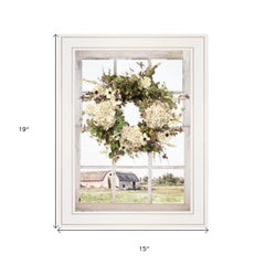 Pleasant View 2 White Framed Print Wall Art - Homeroots