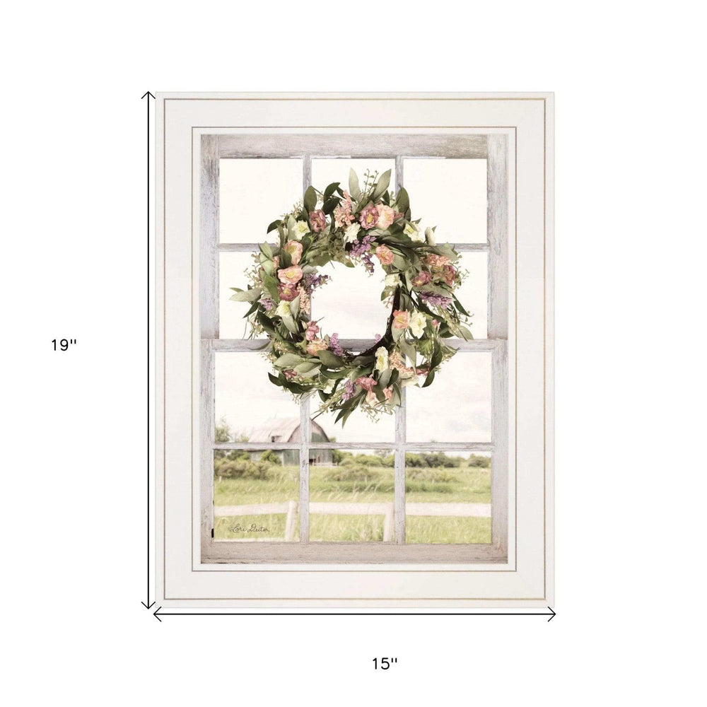 Summer View 2 White Framed Print Wall Art - Homeroots - Flyclothing LLC