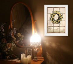 Country Gazing 2 White Framed Print Wall Art - Homeroots
