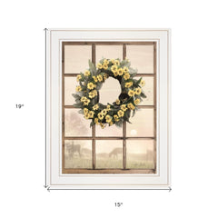 Country Gazing 2 White Framed Print Wall Art - Homeroots