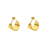 18K Gold-Plated Stud Earrings - Trendsi - Flyclothing LLC