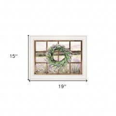 Country Gazing 3 White Framed Print Wall Art - Homeroots