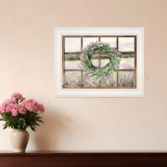 Country Gazing 3 White Framed Print Wall Art - Homeroots