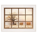 View of Fields White Framed Print Wall Art - Homeroots - Flyclothing LLC