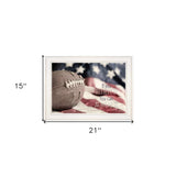Football Believe It 1 White Framed Print Wall Art - Homeroots - Flyclothing LLC