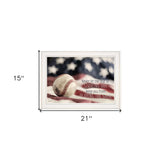 Baseball Playing the Game 1 White Framed Print Wall Art - Homeroots - Flyclothing LLC
