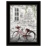 Life is a Journey 3 Black Framed Print Wall Art - Homeroots